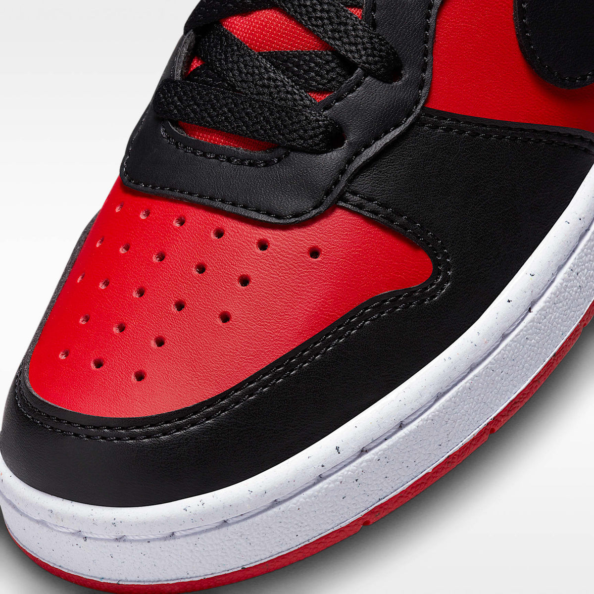Nike Court Borough Low Recraft – Rojo universitario/Blanco/Negro – vista 7