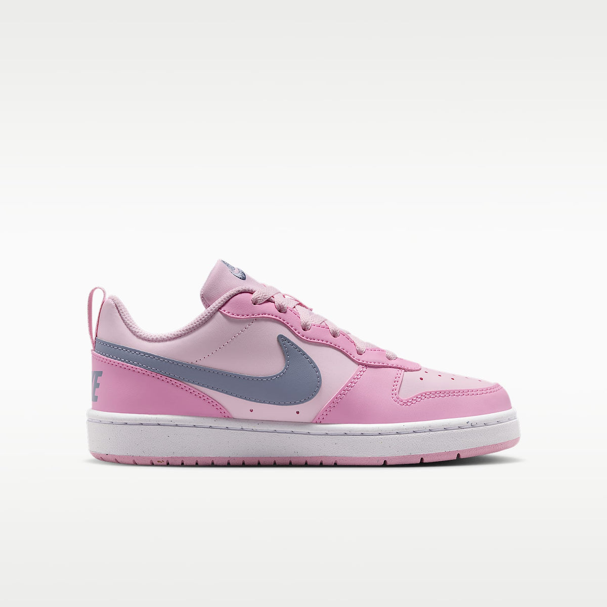 Nike Court Borough Low Recraft – Espuma rosa/Rosa amanecer/Blanco/Pizarra cenizo – vista 3