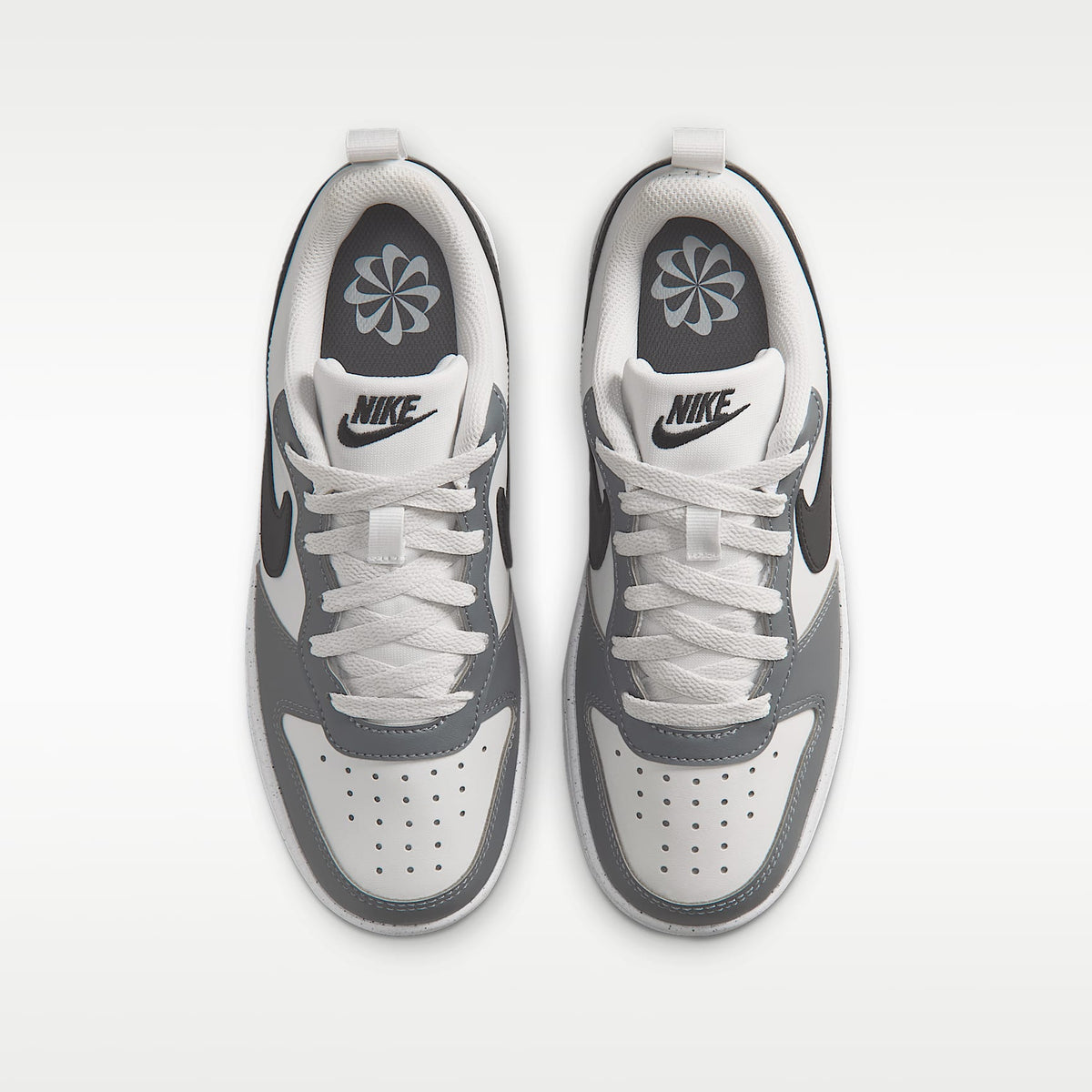 Nike Court Borough Low Recraft – Tinte platino/Gris humo/Blanco/Negro – vista 4