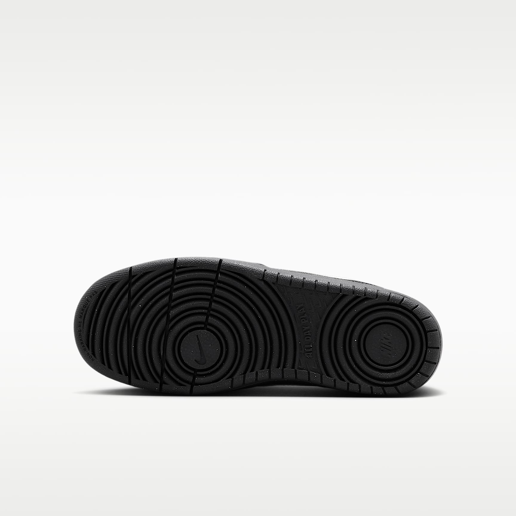 Nike Court Borough Low Recraft – Negro/Negro/Gris niebla – vista 2