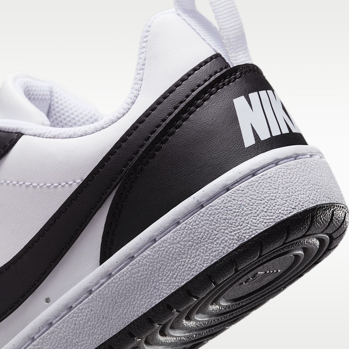Nike Court Borough Low Recraft – Blanco/Negro – vista 8