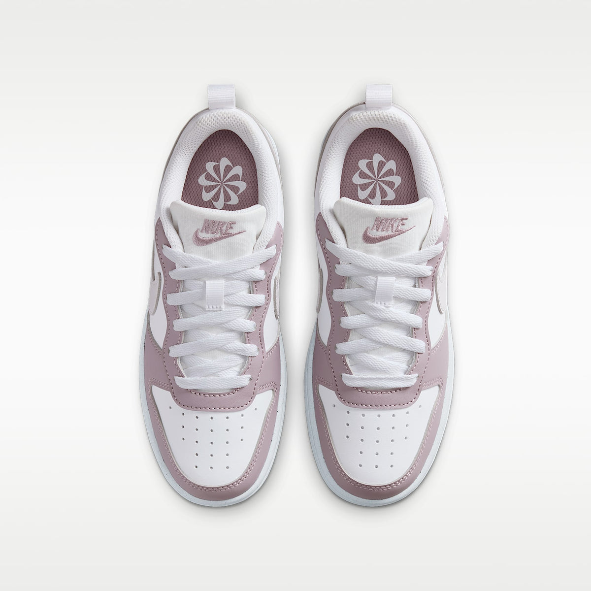 Nike Court Borough Low Recraft – Blanco/Niebla ciruela/Blanco/Venecia – vista 4