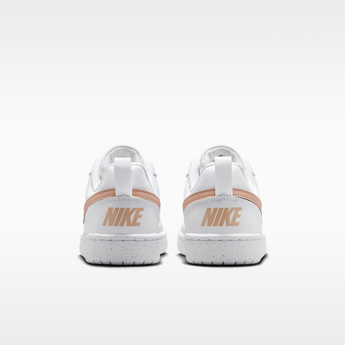 Nike Court Borough Low Recraft – Blanco/Blanco/Brillo – vista 6