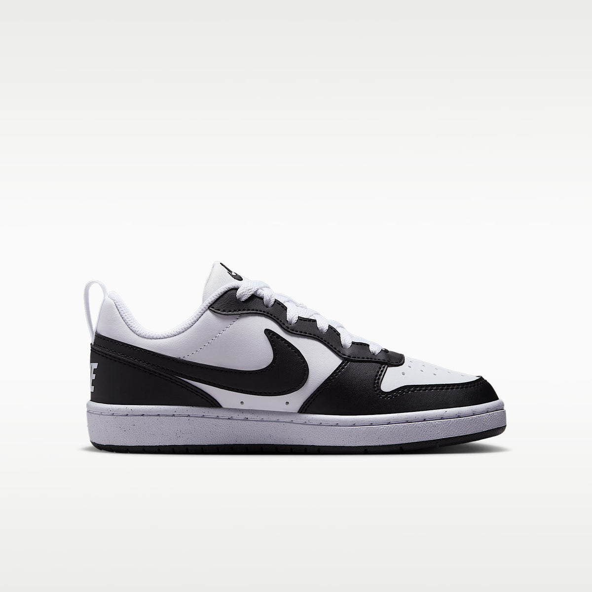 Nike Court Borough Low Recraft – Blanco/Negro – vista 3