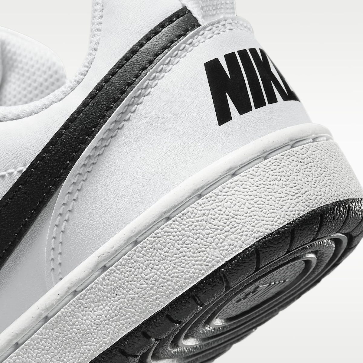 Nike Court Borough Low Recraft – Blanco/Negro – vista 8