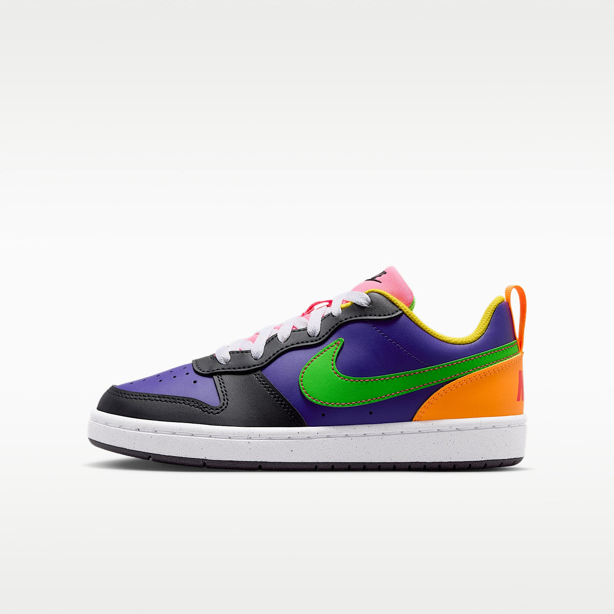 Nike Court Borough Low Recraft – Morado cancha/Morado cancha/Hiperrosa/Verde strike – vista 1