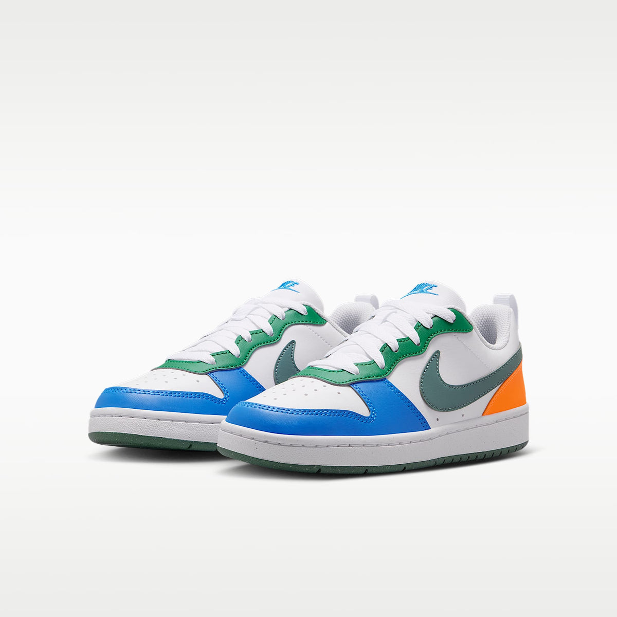 Nike Court Borough Low Recraft – Blanco/Malaquita/Azul cristal/Pizarra mineral – vista 5