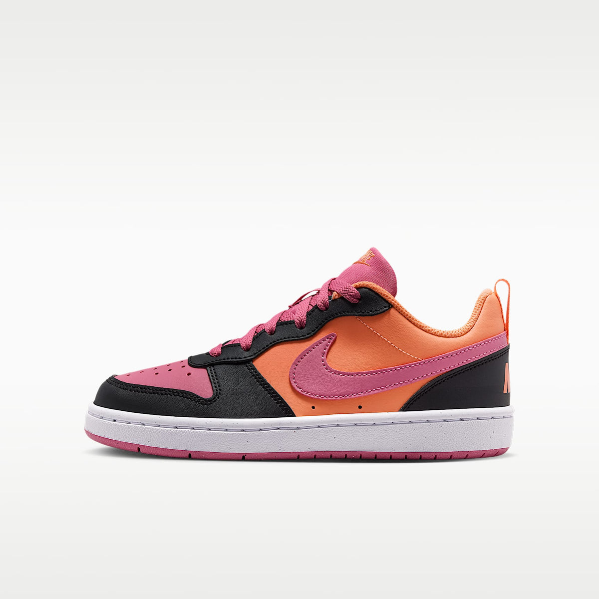 Nike Court Borough Low Recraft – Escarcha naranja/Negro/Peonía/Peonía – vista 1