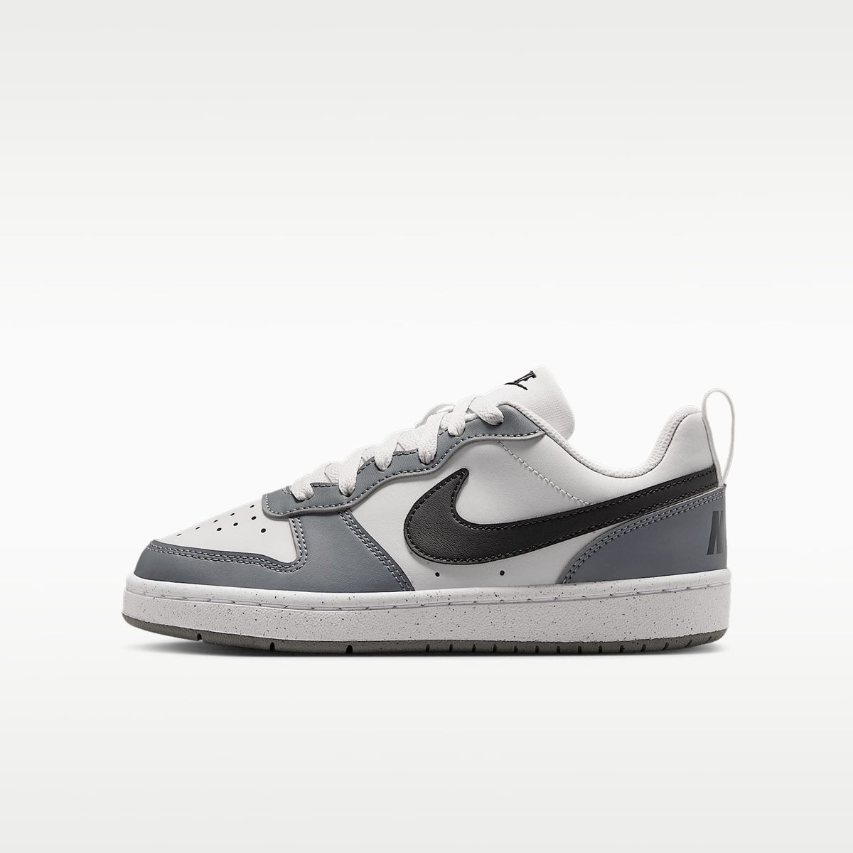 Nike Court Borough Low Recraft – Tinte platino/Gris humo/Blanco/Negro – vista 1