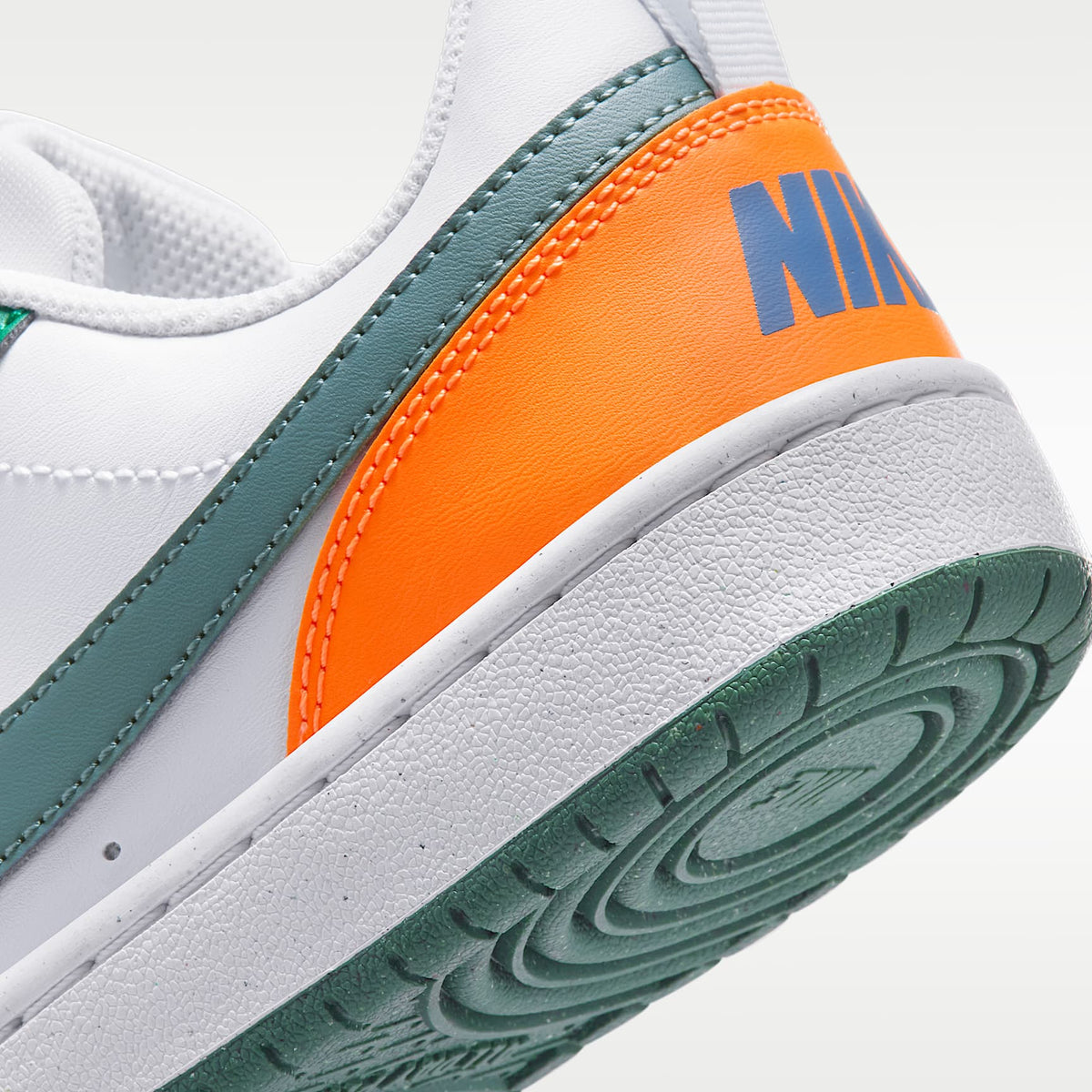 Nike Court Borough Low Recraft – Blanco/Malaquita/Azul cristal/Pizarra mineral – vista 8
