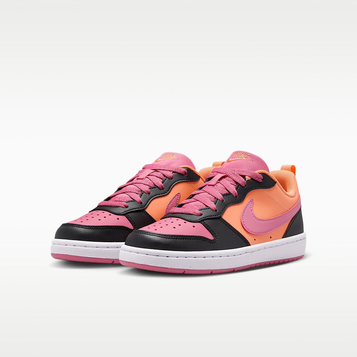 Nike Court Borough Low Recraft – Escarcha naranja/Negro/Peonía/Peonía – vista 5