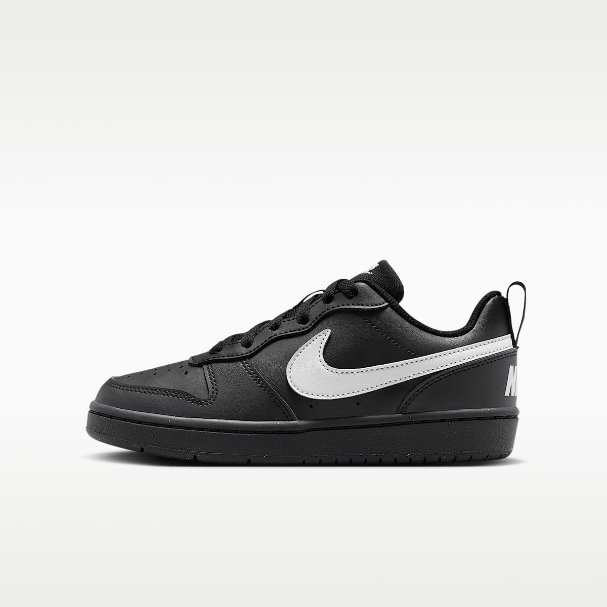 Nike Court Borough Low Recraft – Negro/Negro/Gris niebla – vista 1