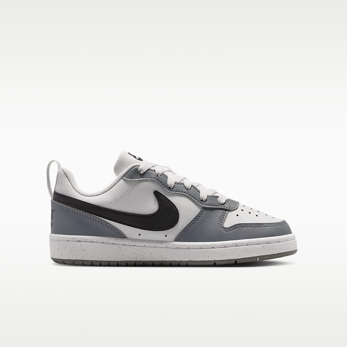 Nike Court Borough Low Recraft – Tinte platino/Gris humo/Blanco/Negro – vista 3
