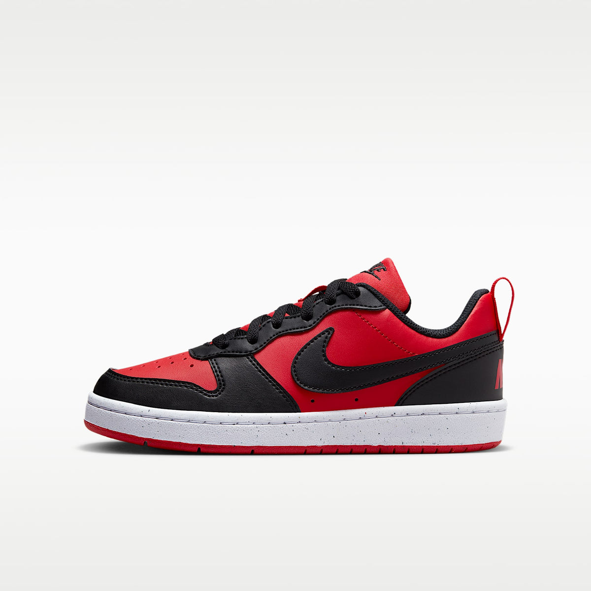 Nike Court Borough Low Recraft – Rojo universitario/Blanco/Negro – vista 1