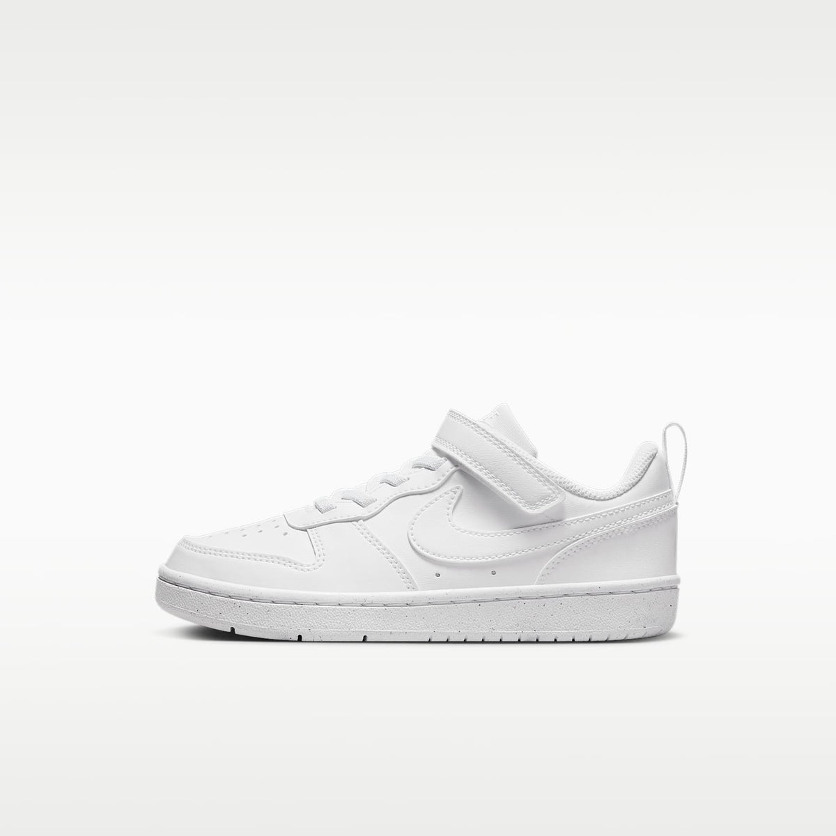 Nike Court Borough Low Recraft – Blanco/Blanco/Blanco – vista 1