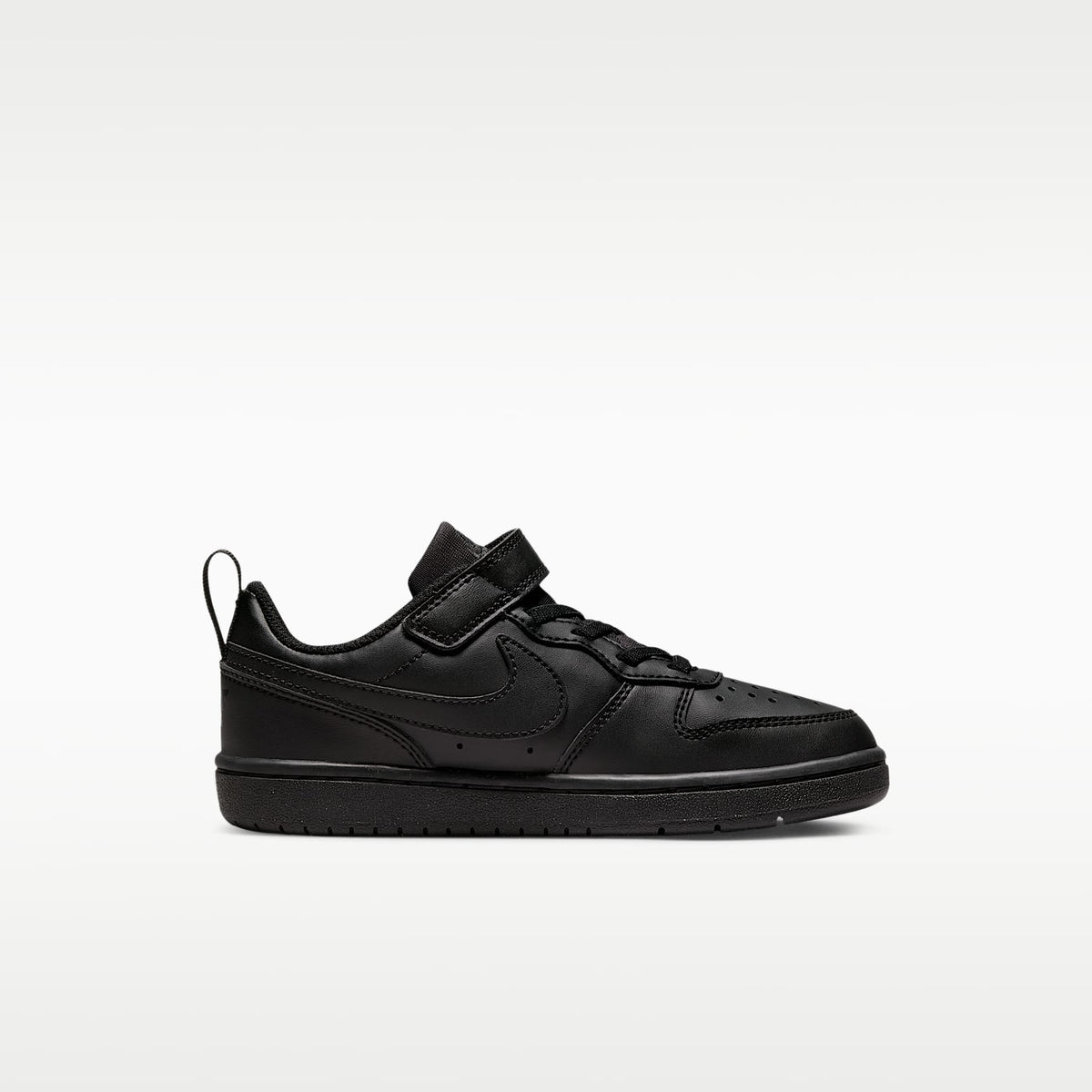 Nike Court Borough Low Recraft – Negro/Negro/Negro – vista 3