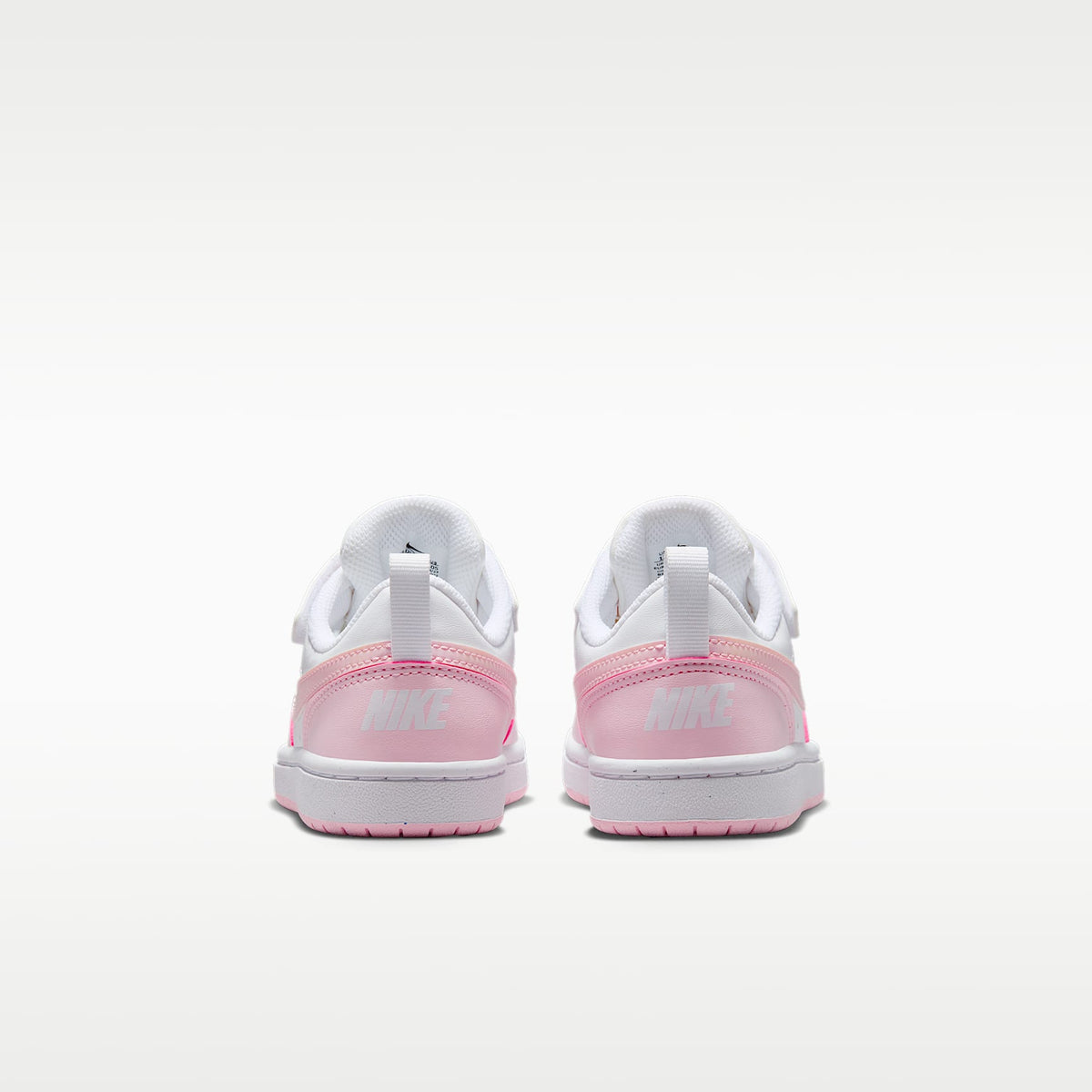 Nike Court Borough Low Recraft – Blanco/Espuma rosa – vista 6