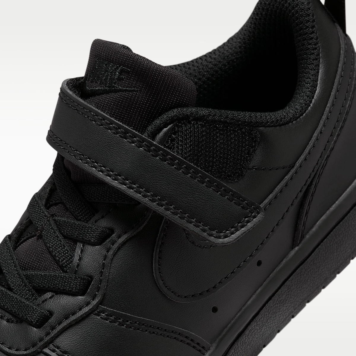 Nike Court Borough Low Recraft – Negro/Negro/Negro – vista 9