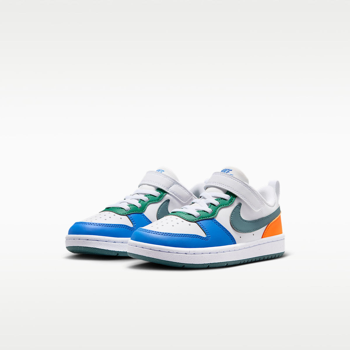 Nike Court Borough Low Recraft – Blanco/Malaquita/Azul cristal/Pizarra mineral – vista 5