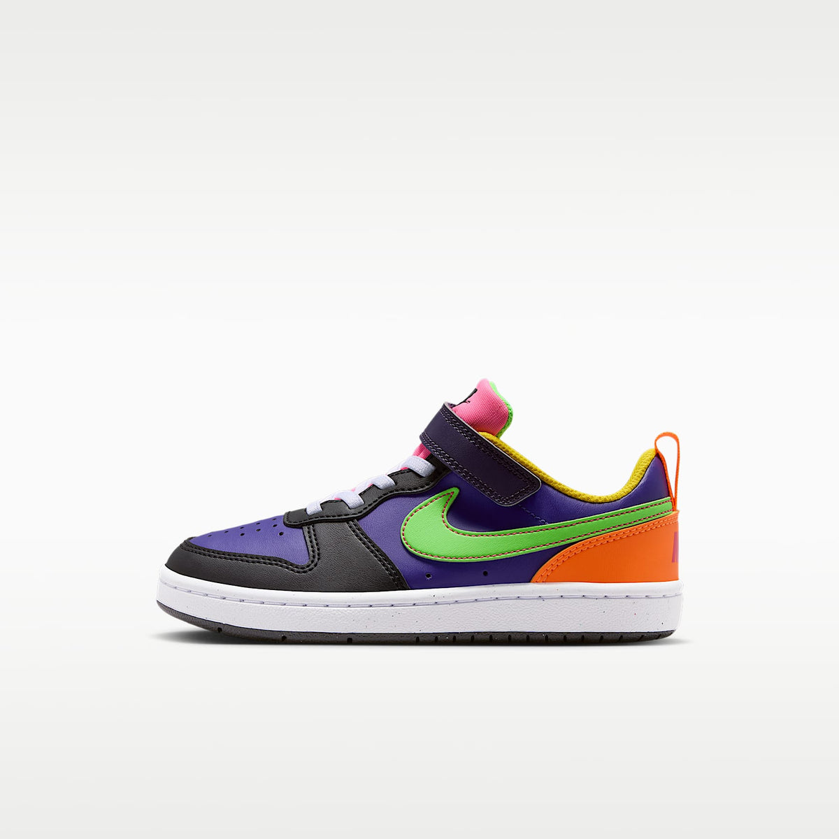 Nike Court Borough Low Recraft – Morado cancha/Morado cancha/Hiperrosa/Verde strike – vista 1