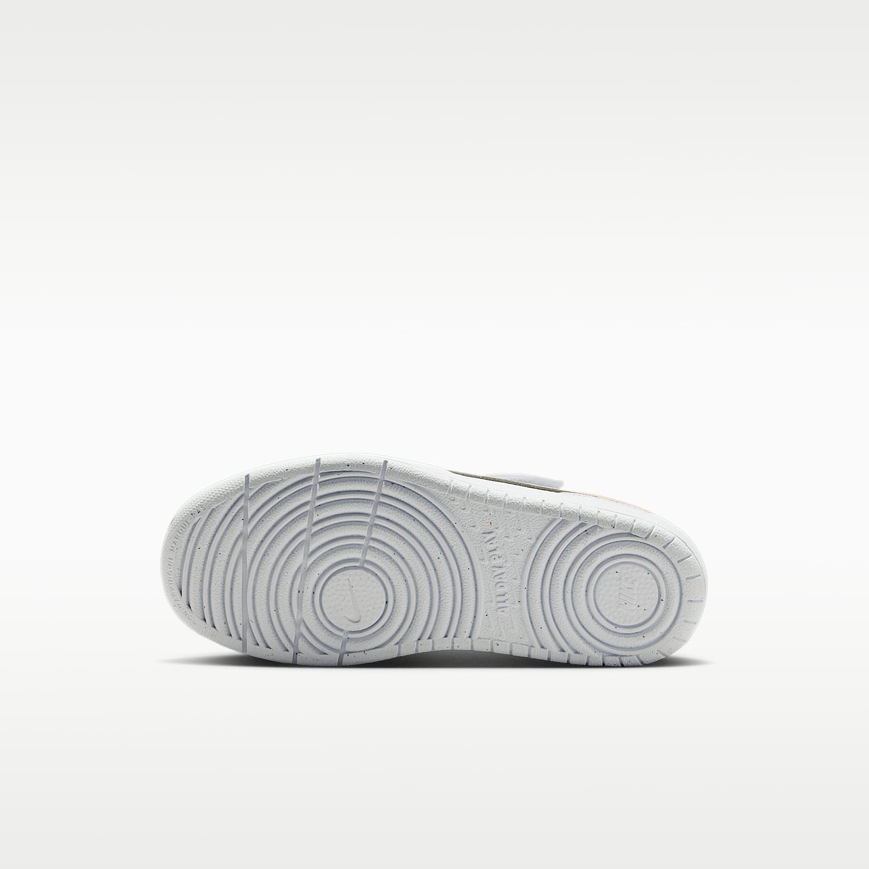 Nike Court Borough Low Recraft – Blanco/Blanco/Brillo – vista 2