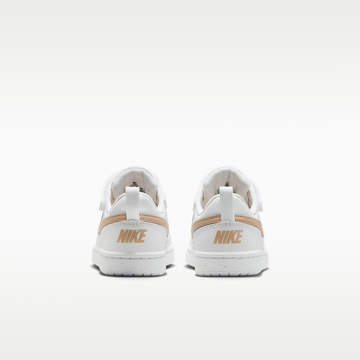 Nike Court Borough Low Recraft – Blanco/Blanco/Brillo – vista 6