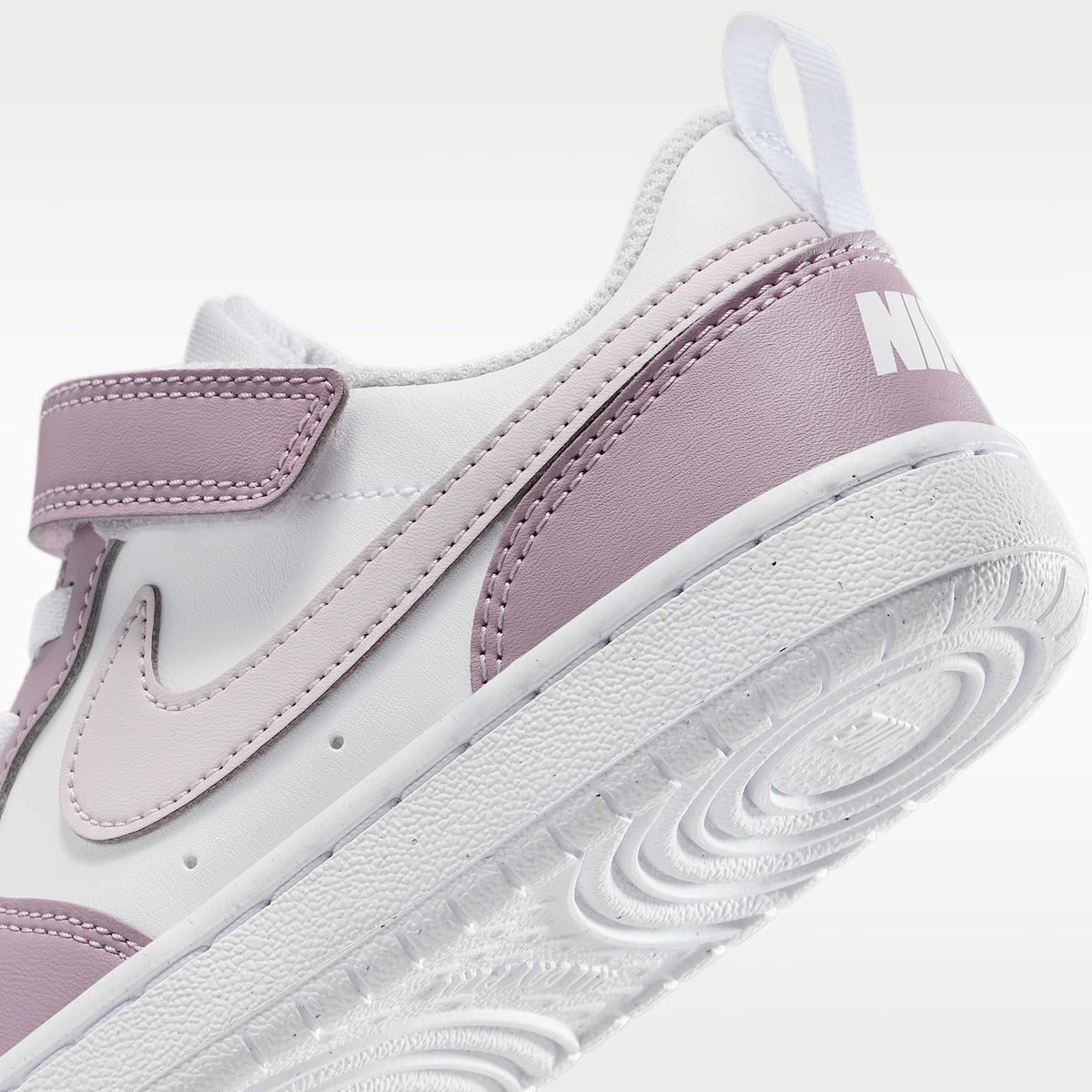 Nike Court Borough Low Recraft – Blanco/Niebla ciruela/Blanco/Venecia – vista 8