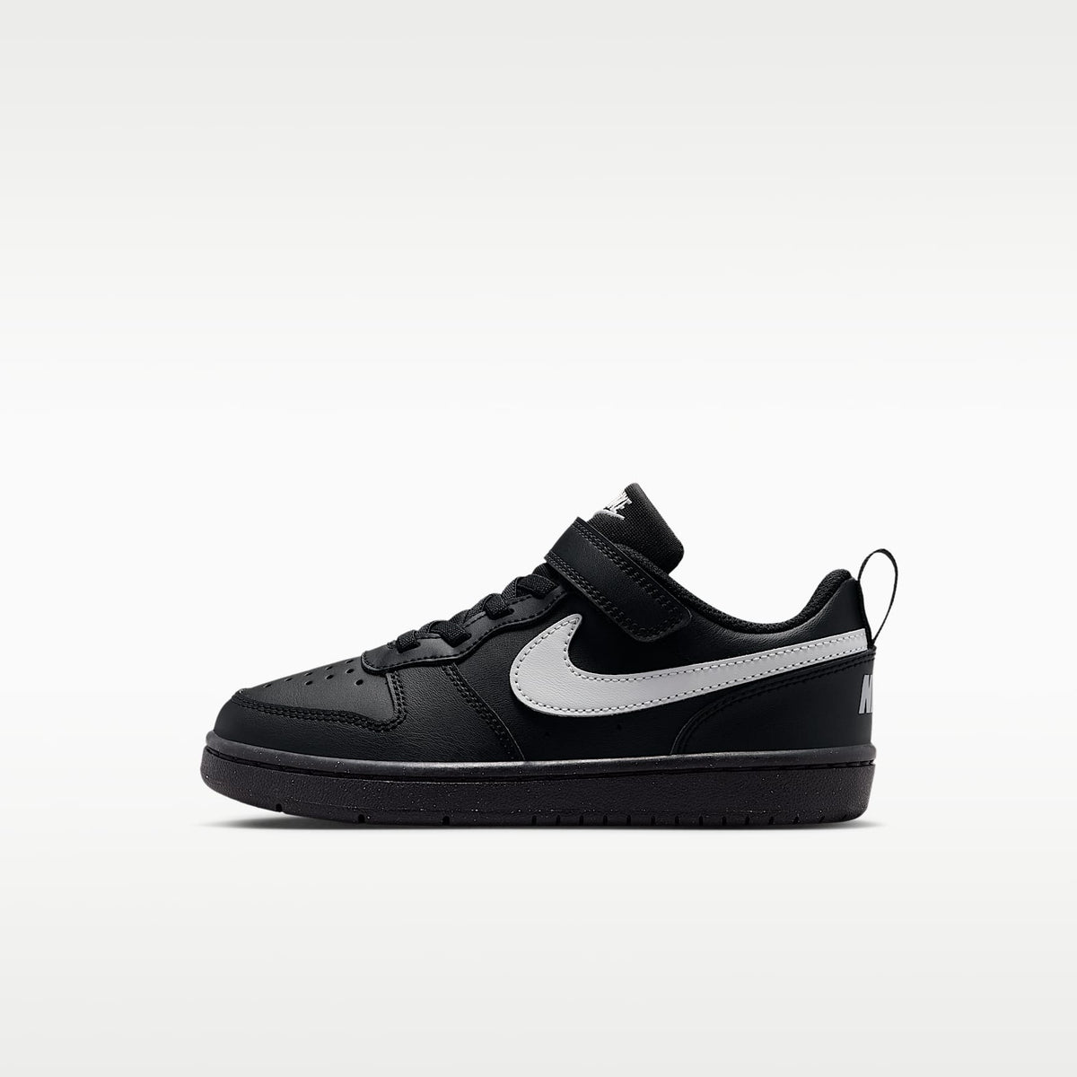 Nike Court Borough Low Recraft – Negro/Negro/Gris niebla – vista 1