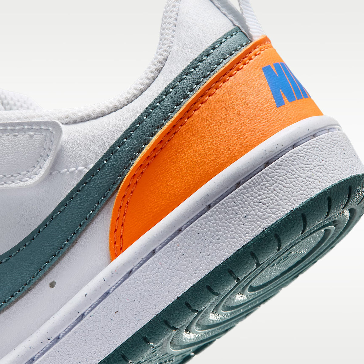 Nike Court Borough Low Recraft – Blanco/Malaquita/Azul cristal/Pizarra mineral – vista 8