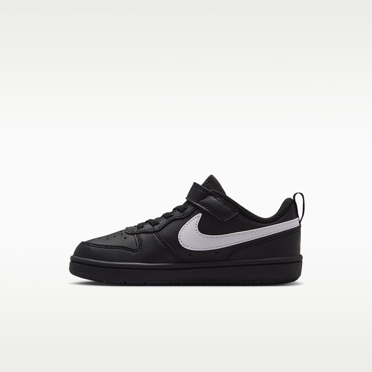 Nike Court Borough Low Recraft – Negro/Negro/Blanco – vista 1