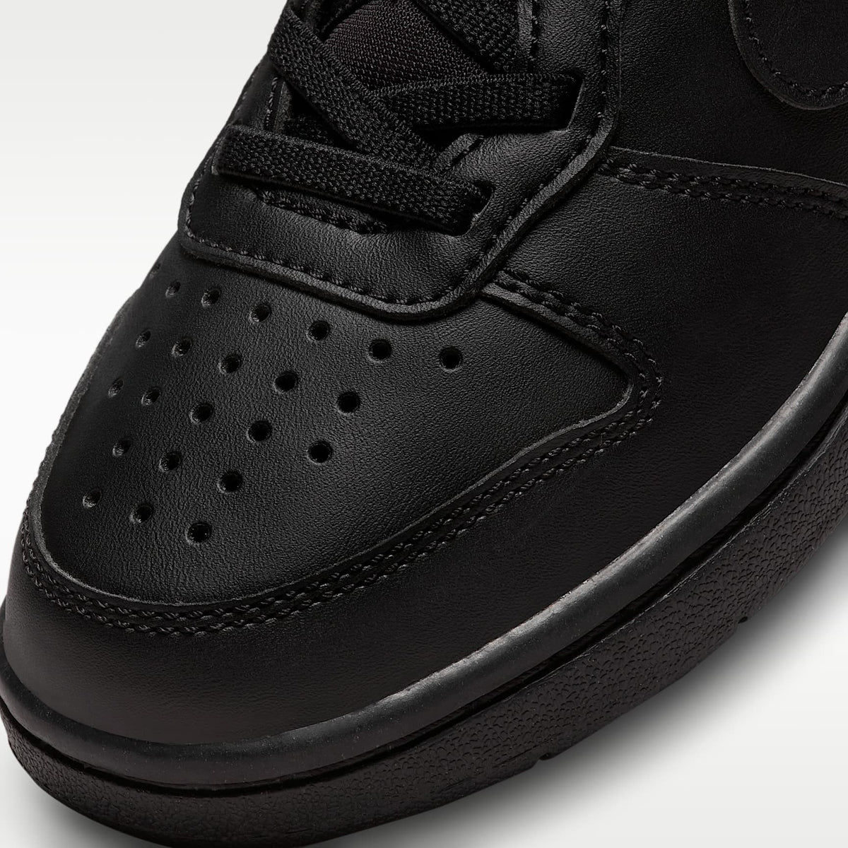 Nike Court Borough Low Recraft – Negro/Negro/Negro – vista 7