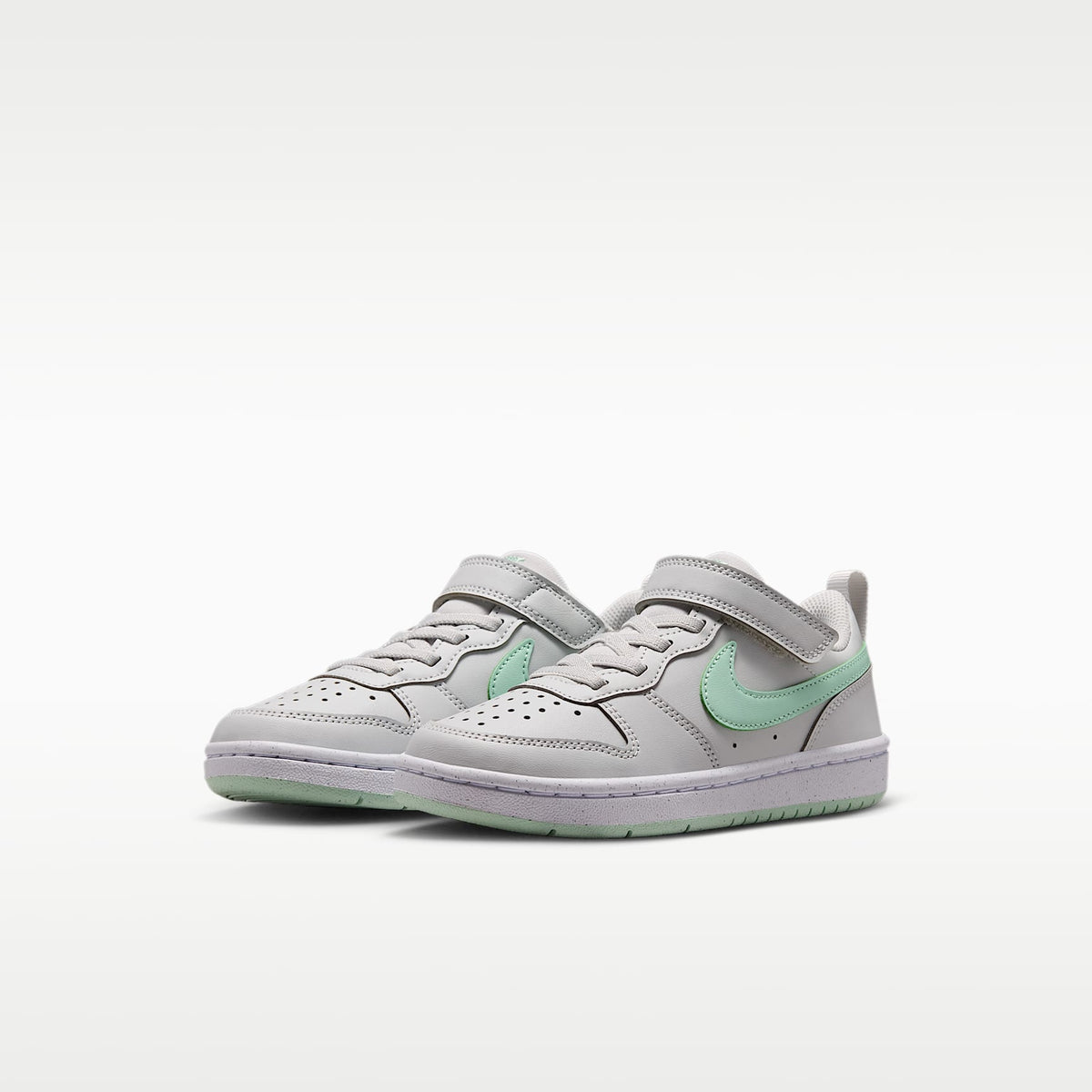 Nike Court Borough Low Recraft – Polvo fotón/Blanco/Verde ártico – vista 5