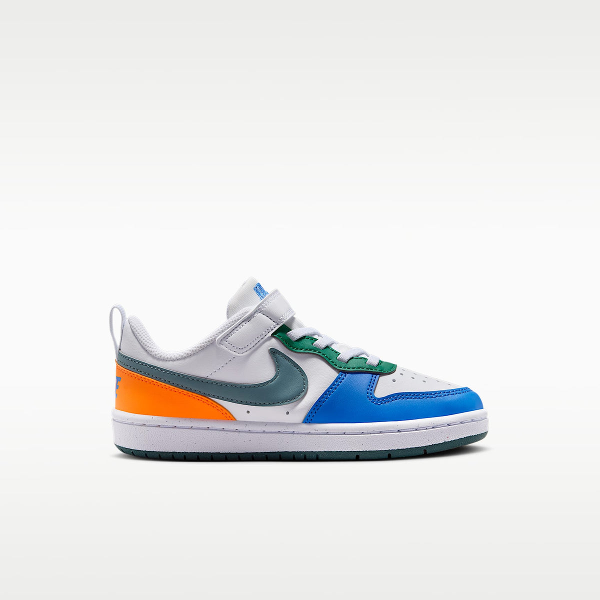 Nike Court Borough Low Recraft – Blanco/Malaquita/Azul cristal/Pizarra mineral – vista 3