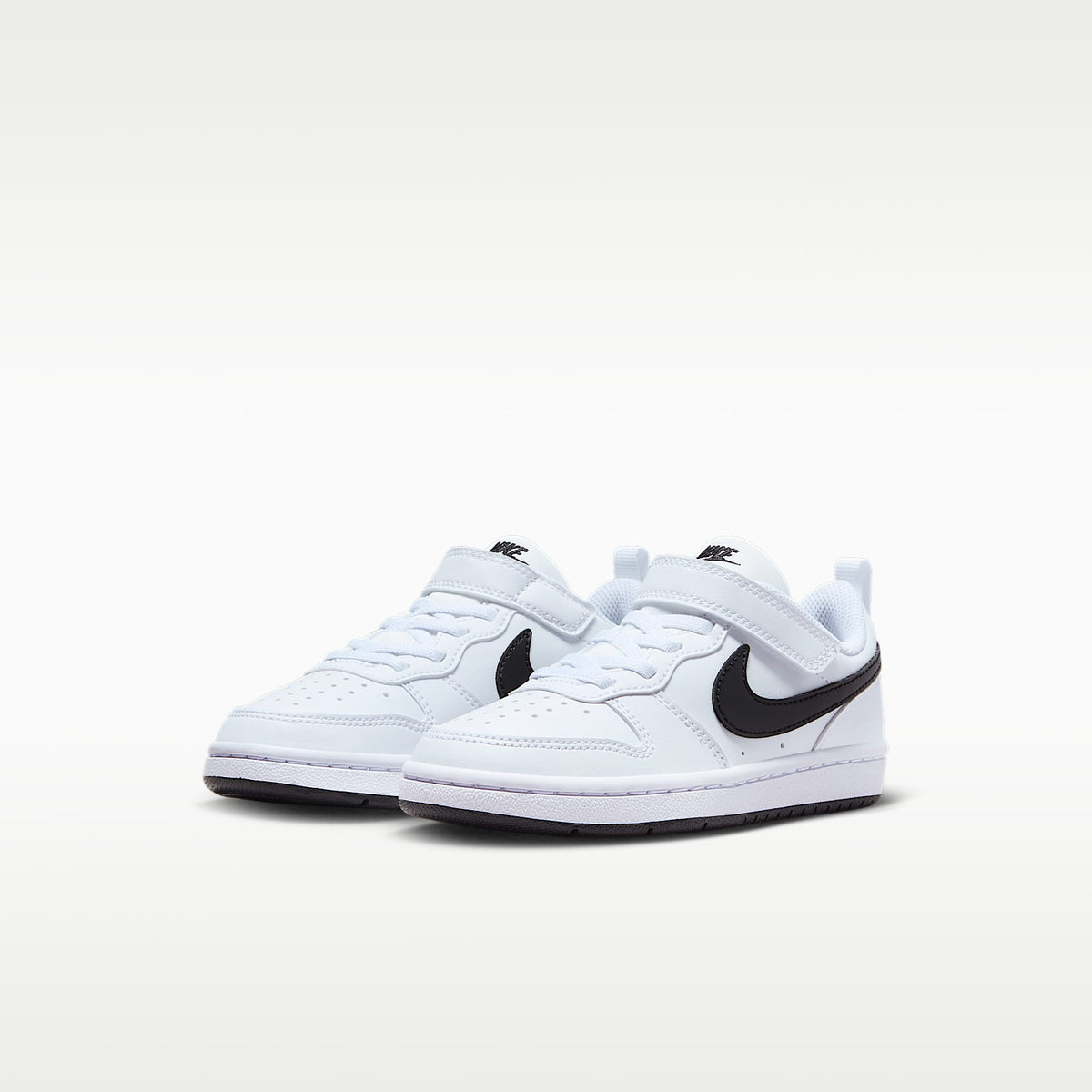Nike Court Borough Low Recraft – Blanco/Negro – vista 5