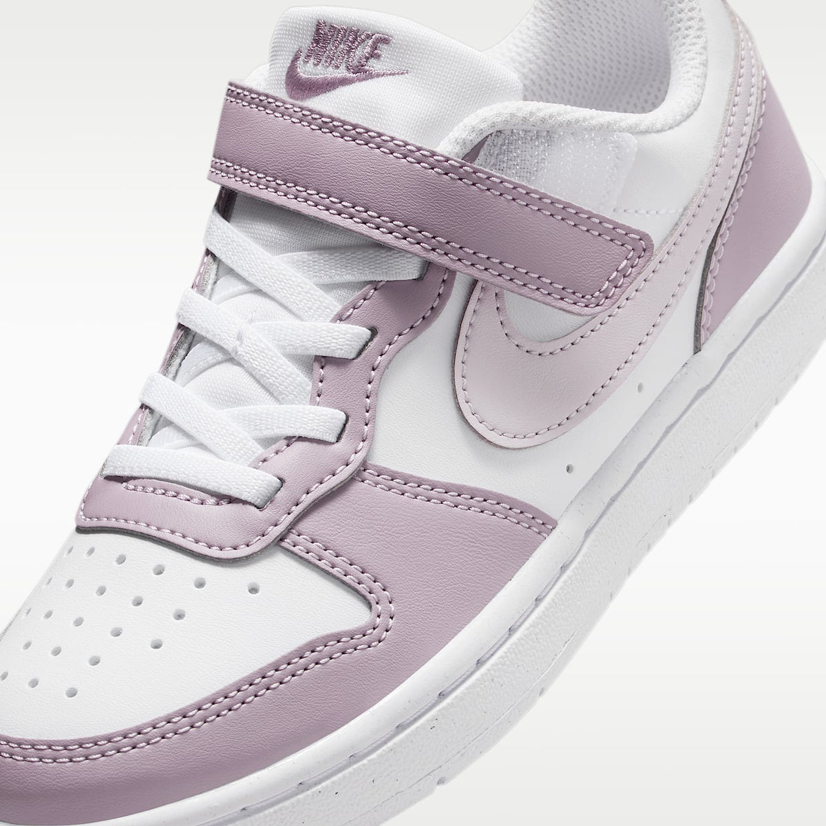 Nike Court Borough Low Recraft – Blanco/Niebla ciruela/Blanco/Venecia – vista 7