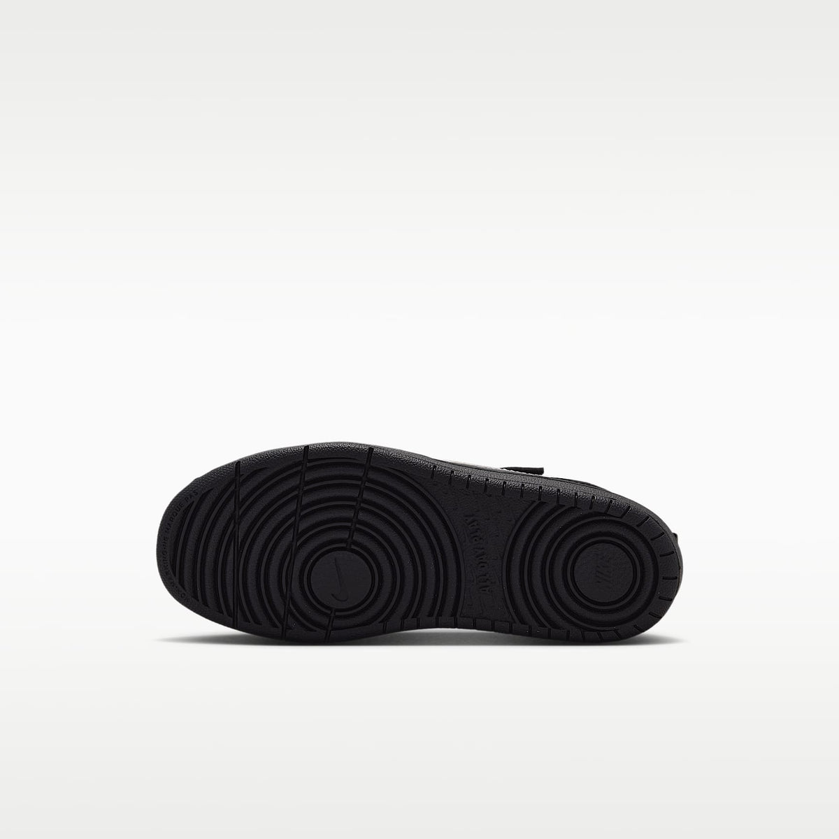 Nike Court Borough Low Recraft – Negro/Negro/Blanco – vista 2