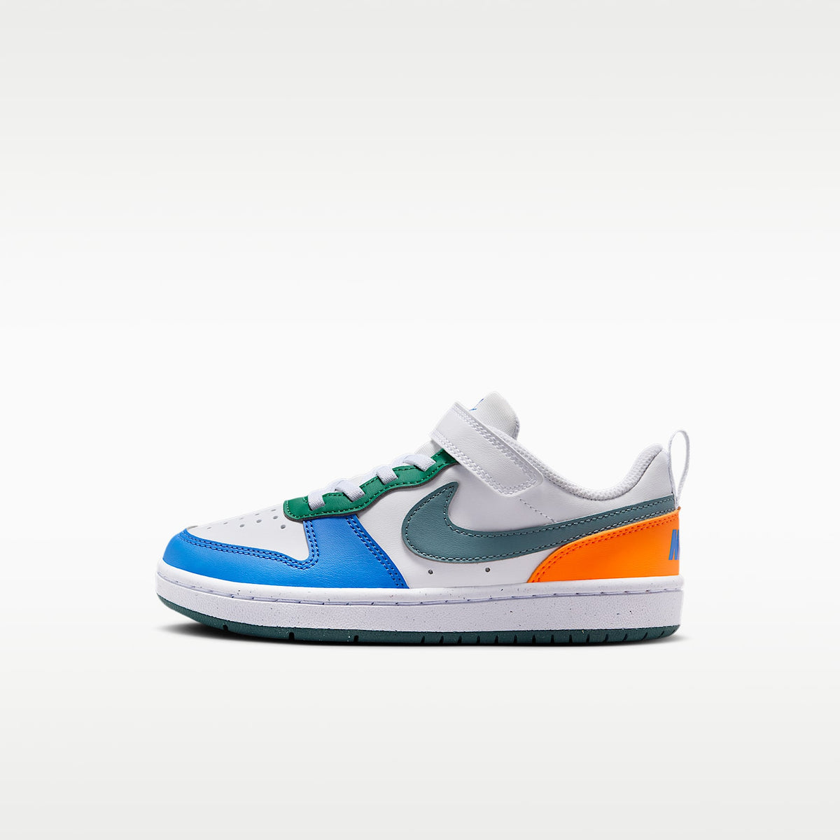 Nike Court Borough Low Recraft – Blanco/Malaquita/Azul cristal/Pizarra mineral – vista 1