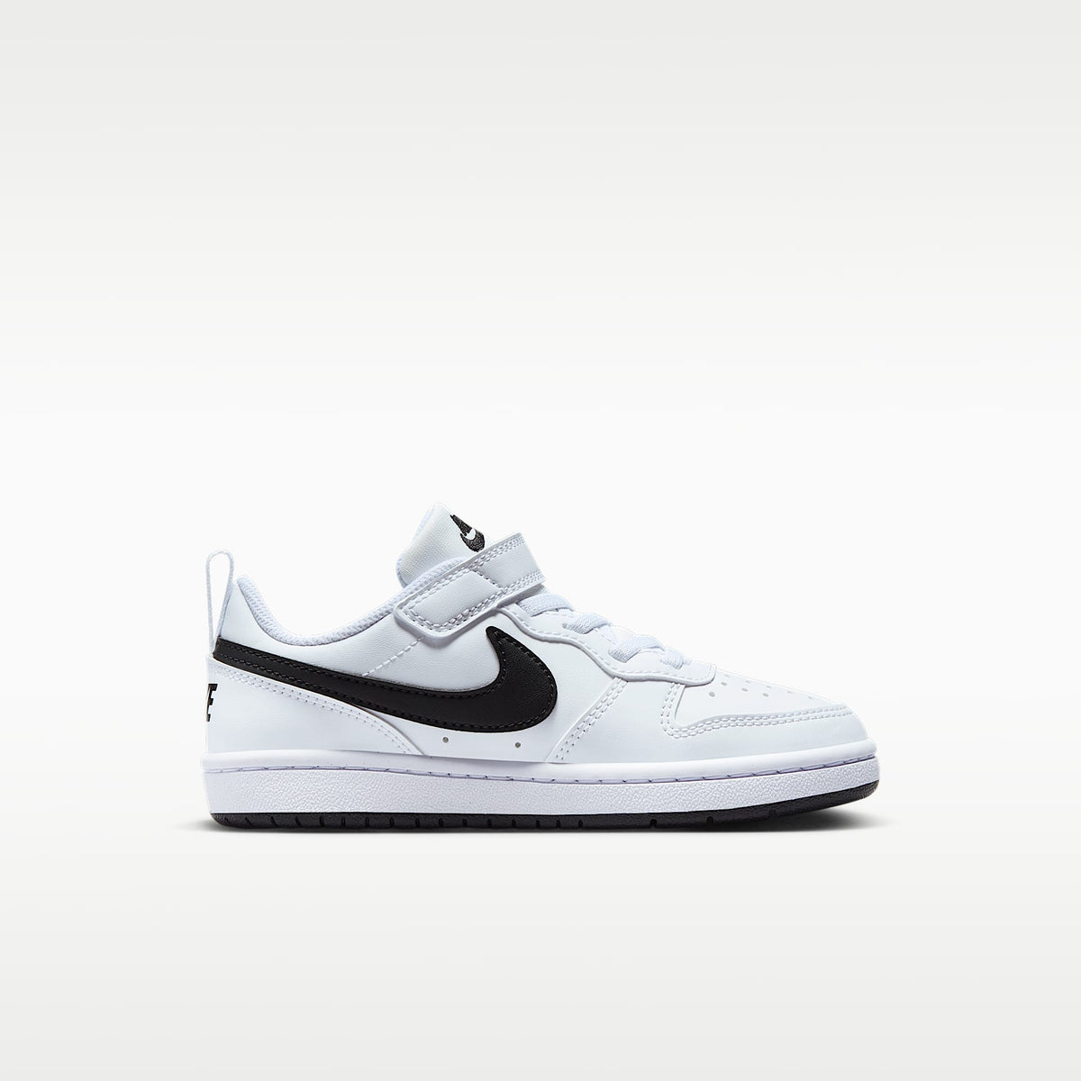 Nike Court Borough Low Recraft – Blanco/Negro – vista 3
