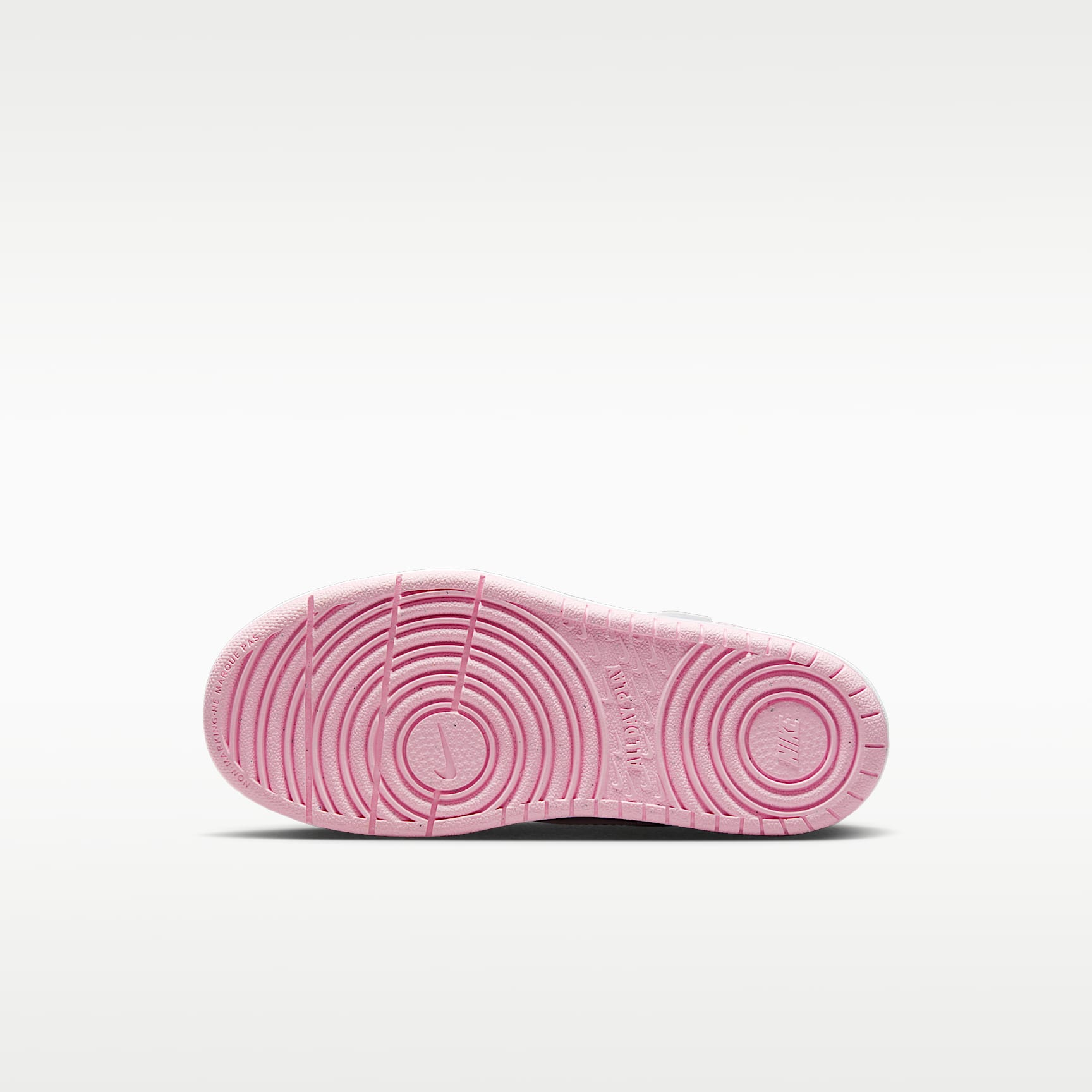 Nike Court Borough Low Recraft – Blanco/Espuma rosa – vista 2