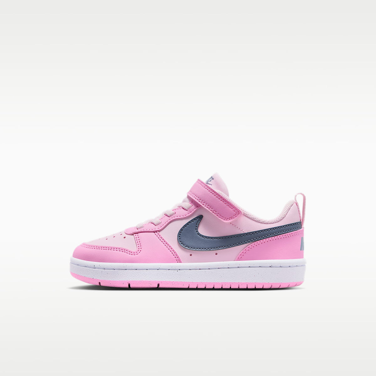 Nike Court Borough Low Recraft – Espuma rosa/Rosa amanecer/Blanco/Pizarra cenizo – vista 1