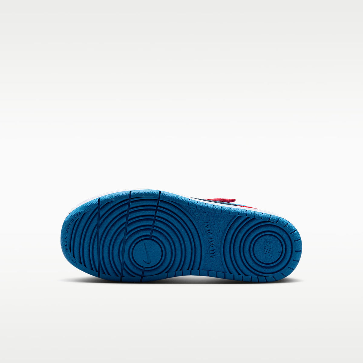 Nike Court Borough Low Recraft – Rojo fusión/Azul fútbol/Blanco/Energía – vista 2