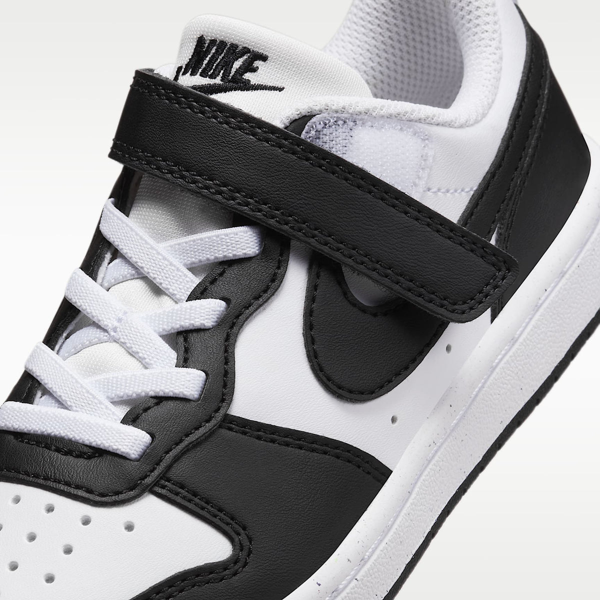Nike Court Borough Low Recraft – Blanco/Negro – vista 7