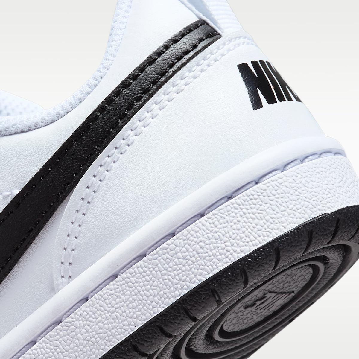 Nike Court Borough Low Recraft – Blanco/Negro – vista 8