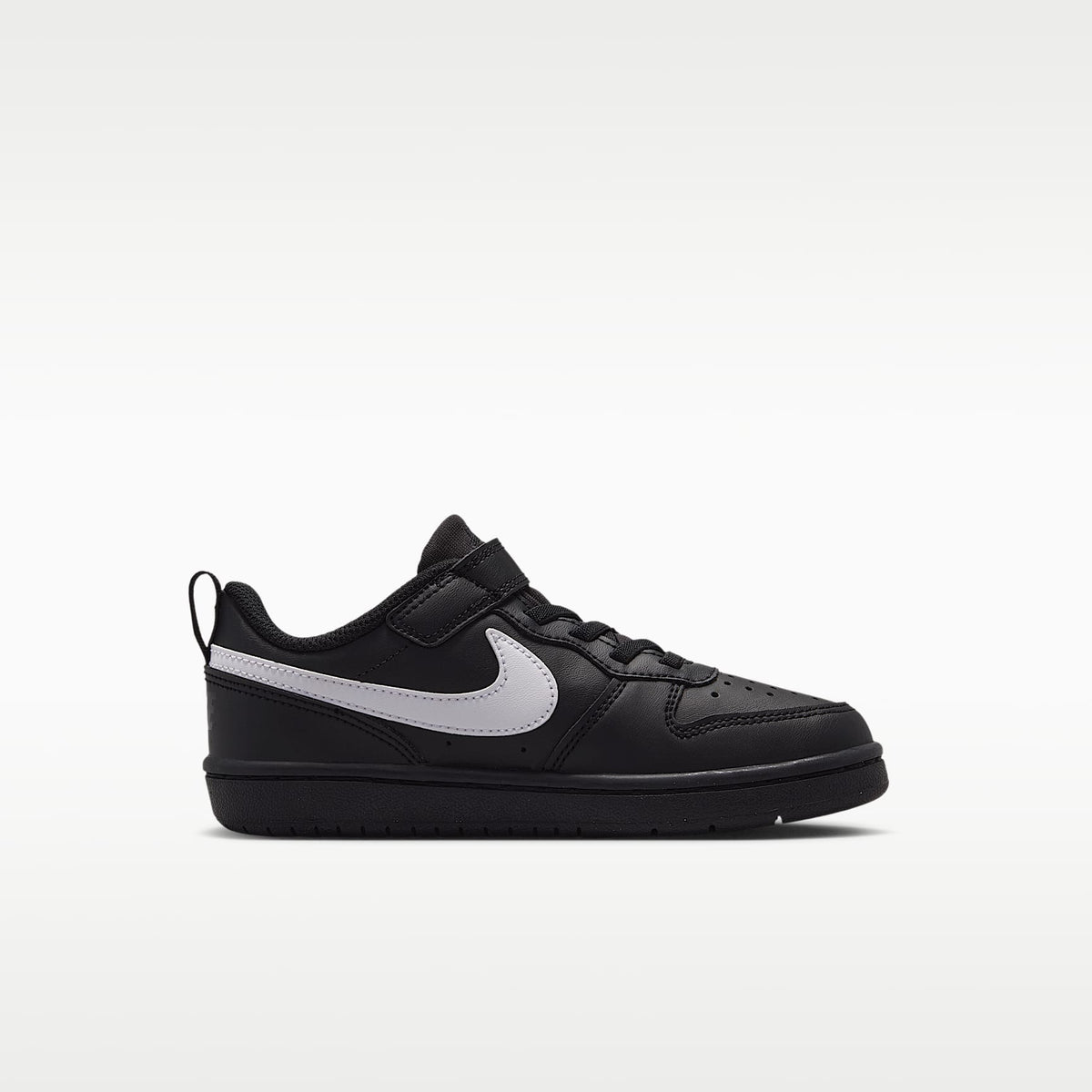 Nike Court Borough Low Recraft – Negro/Negro/Blanco – vista 3