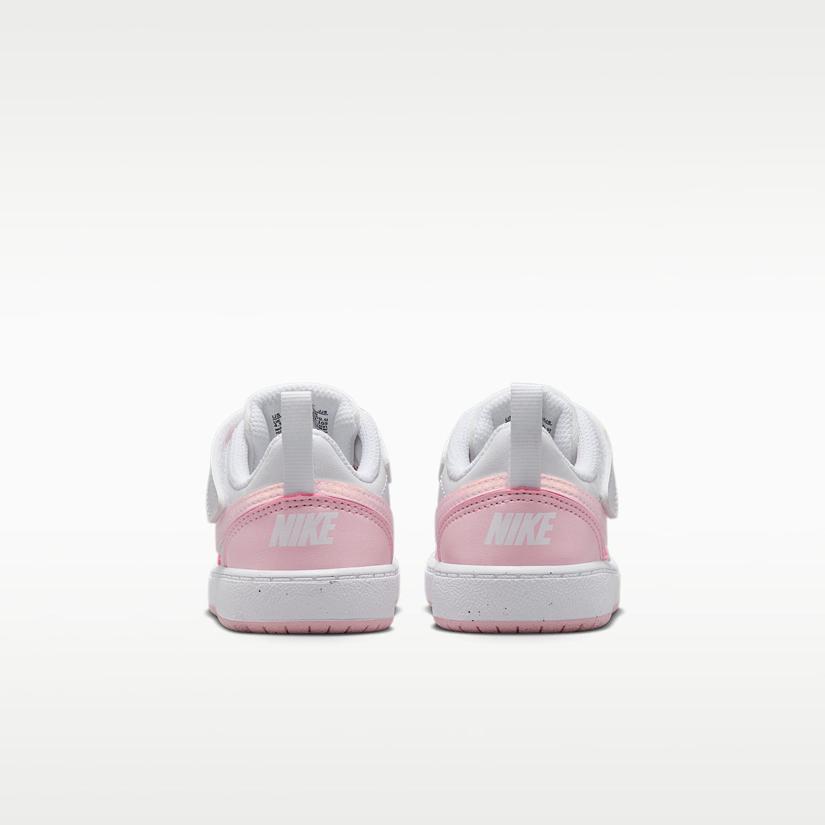 Nike Court Borough Low Recraft – Blanco/Espuma rosa – vista 6