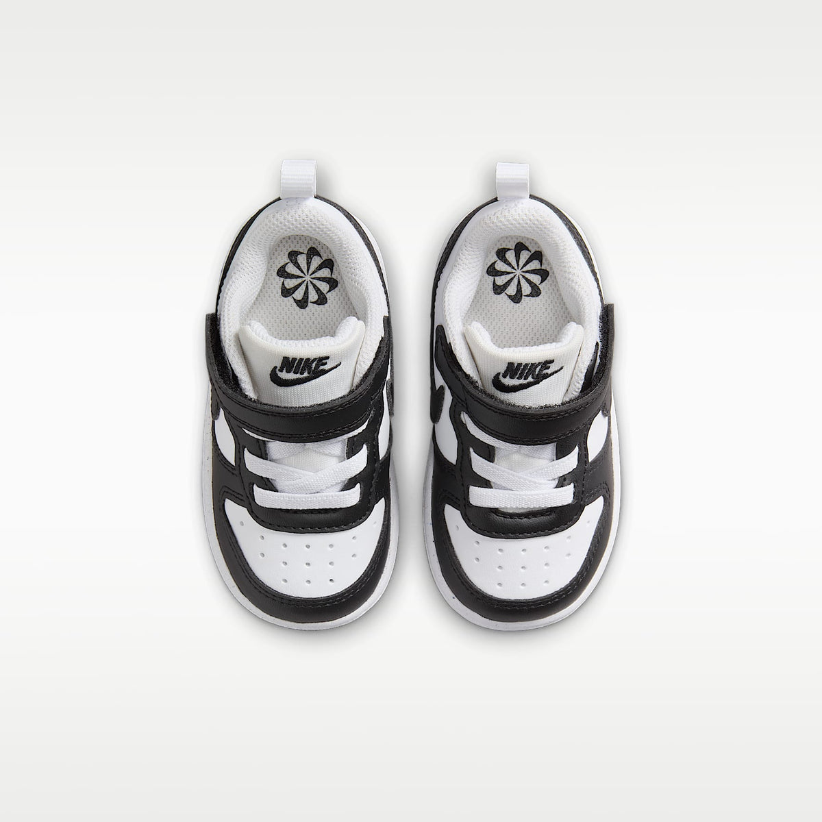 Nike Court Borough Low Recraft – Blanco/Negro – vista 4