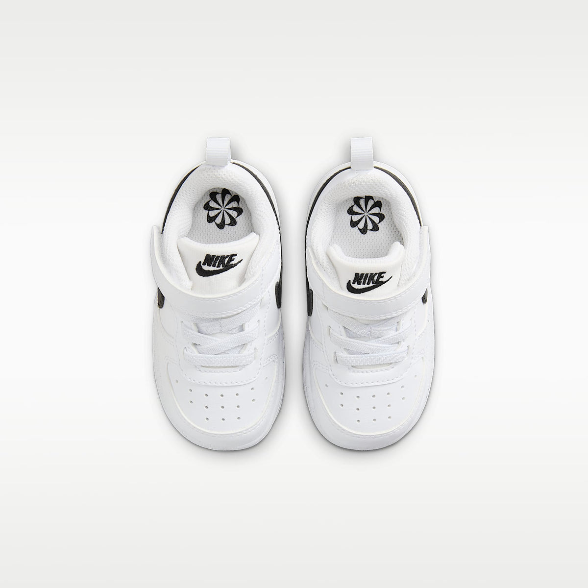 Nike Court Borough Low Recraft – Blanco/Negro – vista 4