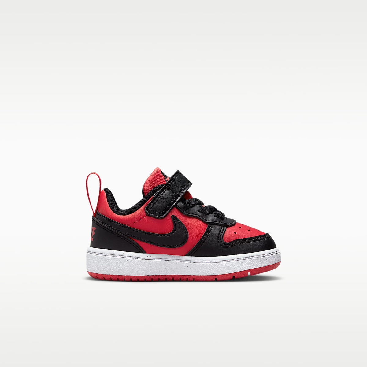 Nike Court Borough Low Recraft – Rojo universitario/Blanco/Negro – vista 3