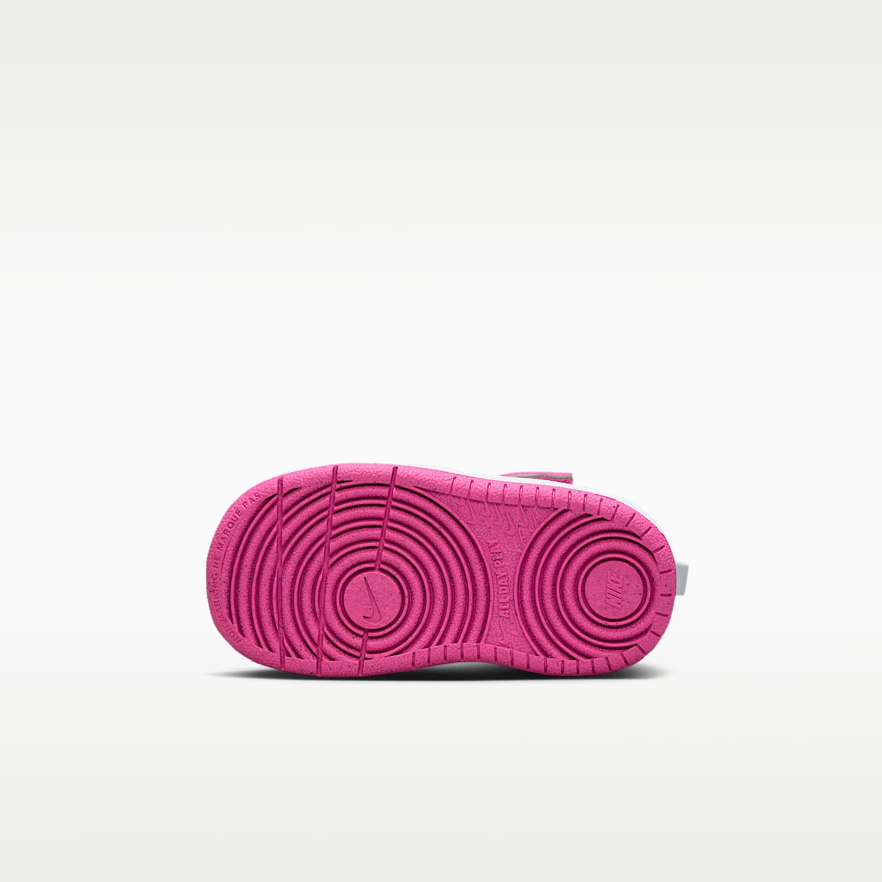 Nike Court Borough Low Recraft – Blanco/Fucsia láser – vista 2