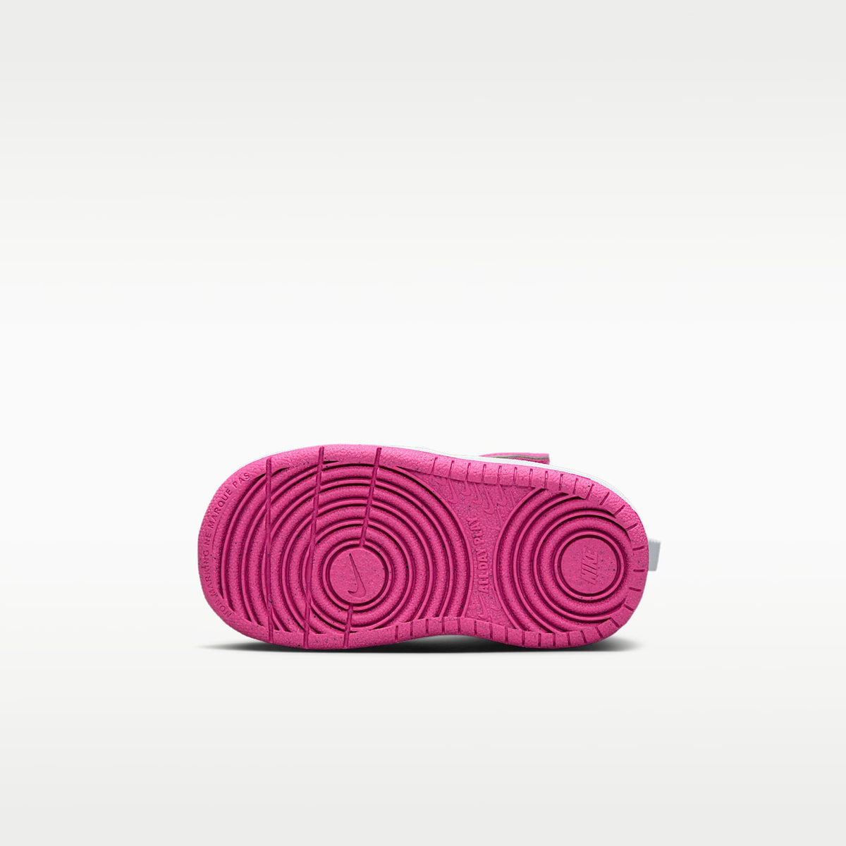 Nike Court Borough Low Recraft – Blanco/Fucsia láser – vista 2
